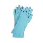 Hectarul - Set 2 manusi menaj (M) albastre latex Optimal Spontex